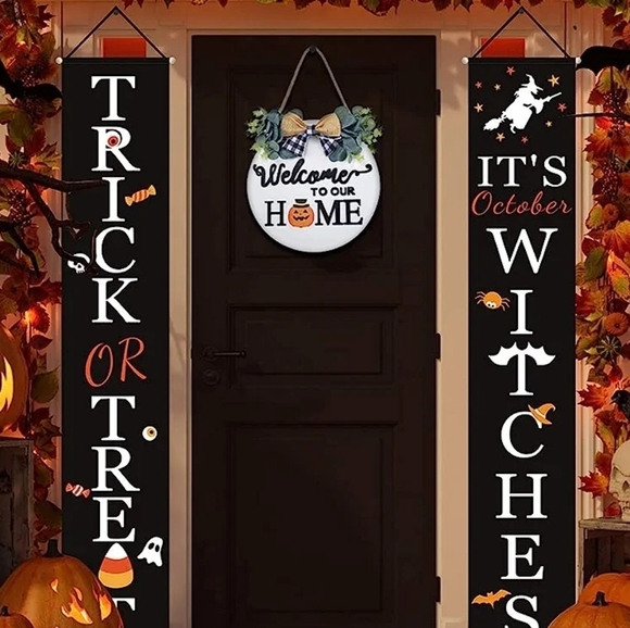 WELCOME TO OUR HOME WHITE INTERCHANGEABLE WOODEN SIGN DOORKNOCKER SIZE 12x12 NWT - Picture 7 of 11